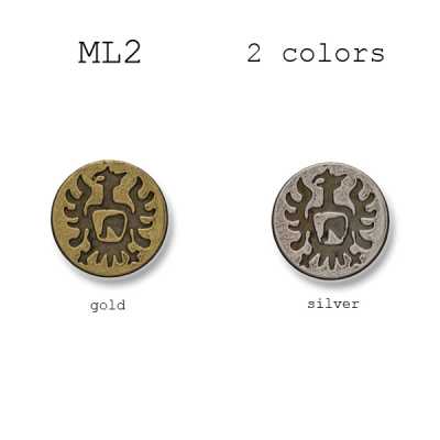 ML-2 Bottone in metallo Made in Italy per abiti e giacche