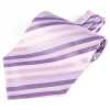 RAS-07 Cravatta Ascot In Tessuto Con Motivo A Cuore Ad Anello, Viola A Righe Multiple