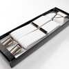 SR-101 Bretelle A X Bianche Di Fabbricazione Giapponese Con Clip