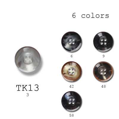 TK13 Bottoni in poliestere Made in Japan per abiti e giacche