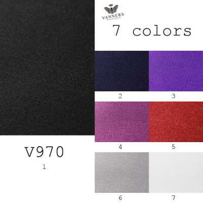 V970 Tessuto per paramontura in vera seta con armatura satin, di fabbricazione britannica