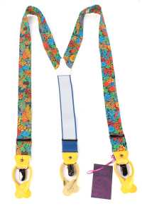 VAR-L3 BRETELLE & BRACES Bretelle Stampa Liberty Chiara[Accessori formali] Bretelle & Bretelle Immagini aggiuntive