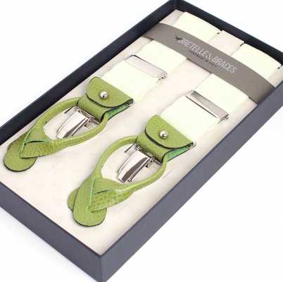 VART-015 BRETELLE&BRACES Lino Verde