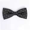 VBF-22 VANNERS Tessuto Usato Papillon Paisley Dot Nero