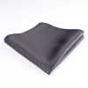VCF-08 Fazzoletto da taschino realizzato in tessuto VANNERS, motivo pied-de-poule, nero