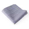 VCF-16 Fazzoletto Da Taschino In Tessuto Usato Vanners Glen Plaid Blue Grey