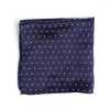 VCF-23 Fazzoletto da taschino realizzato in tessuto VANNERS, motivo paisley a pois, blu navy
