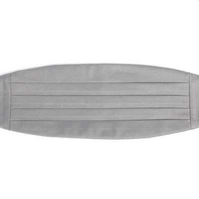 VCM-05 VENNERS Tessuto di seta Cummerbund Twill grigio