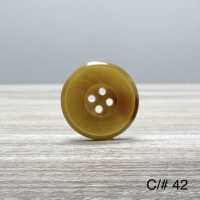 バッファロー Bottone In Vero Corno Di Bufalo/poliestere Per Abiti E Giacche Giapponesi[Pulsante] Sottofoto