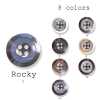 ロッキー Bottoni in poliestere Made in Japan per abiti e giacche