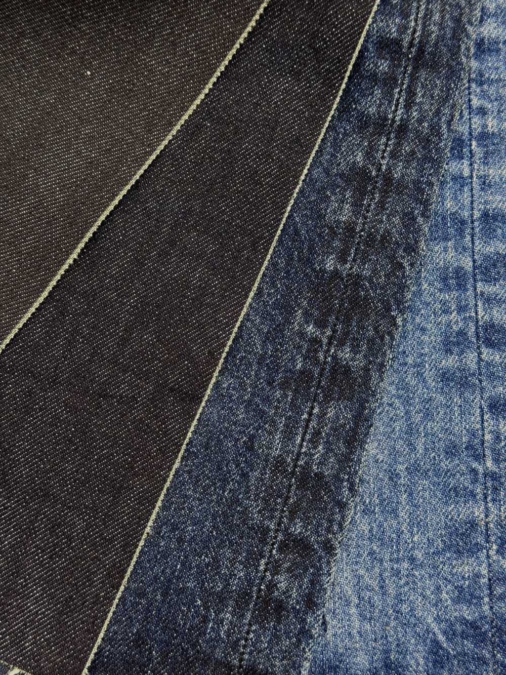 Questo tessuto denim è ecologico, grazie a una tecnologia di tintura chiamata "D-SPEC ECO" che consente il riciclo dell'acqua di lavaggio.
